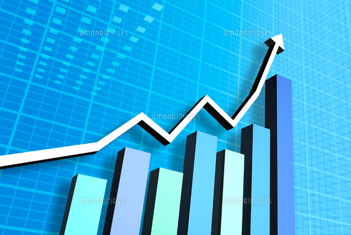 右肩上がりのグラフ